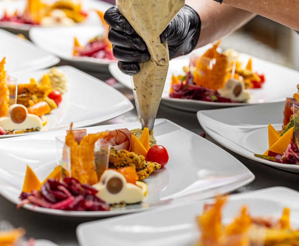 Probeessen für ein Private Dining Event